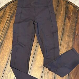 Lululemon Black Wunder Train Leggings with Pockets